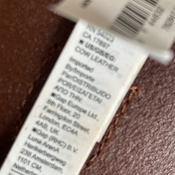 Banana Republic Brown Leather Corset  Belt with Gold Buckle - Picture 4 of 14